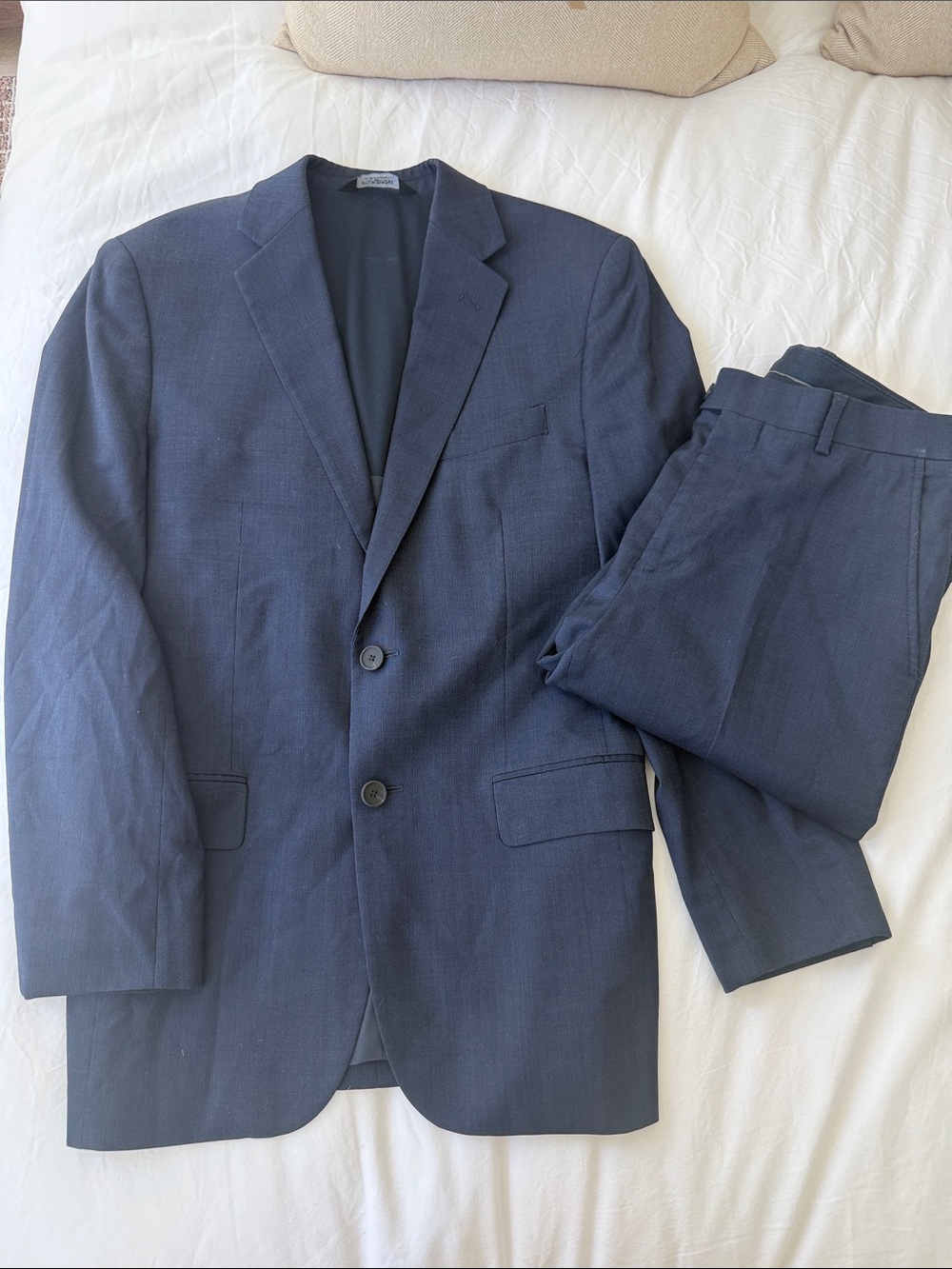 Jos. A. Bank Navy Two-Piece Suit Jacket & Pants